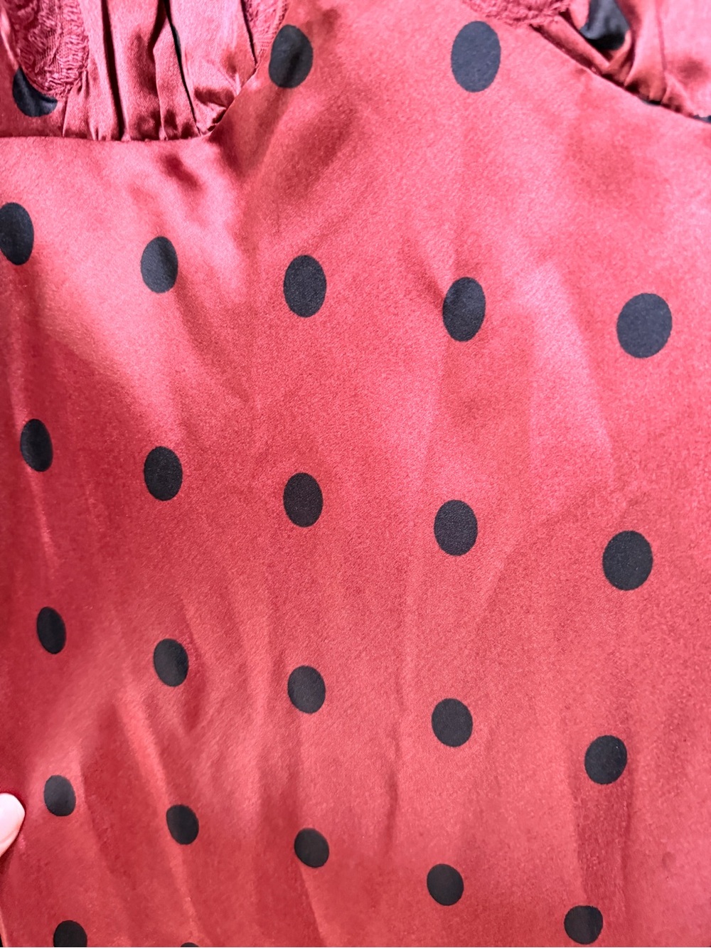 Free People Rose Pink Polka Dot Maxi Dress - Picture 4 of 4